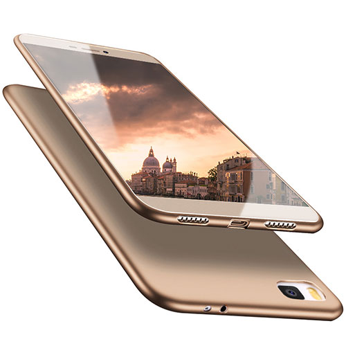 Ultra-thin Silicone Gel Soft Case S02 for Huawei P8 Gold