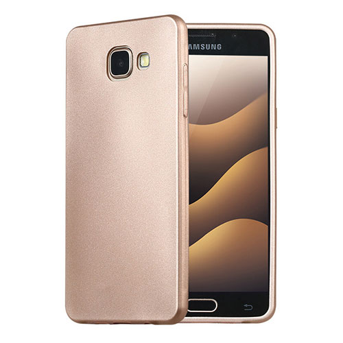 Ultra-thin Silicone Gel Soft Case S02 for Samsung Galaxy A5 (2016) SM-A510F Gold
