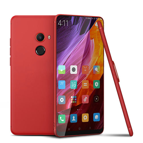 Ultra-thin Silicone Gel Soft Case S02 for Xiaomi Mi Mix 2 Red