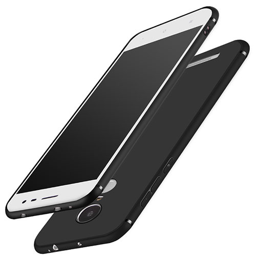 Ultra-thin Silicone Gel Soft Case S02 for Xiaomi Redmi Note 3 Black