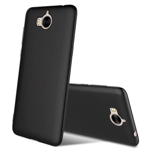 Ultra-thin Silicone Gel Soft Case S03 for Huawei Y5 III Y5 3 Black