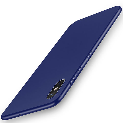 Ultra-thin Silicone Gel Soft Case S03 for Xiaomi Mi 8 Pro Global Version Blue