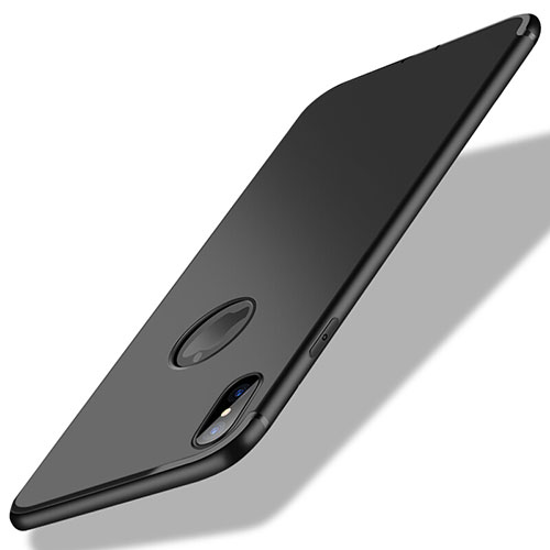 Ultra-thin Silicone Gel Soft Case S04 for Apple iPhone X Black