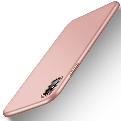 Ultra-thin Silicone Gel Soft Case S18 for Apple iPhone X Rose Gold