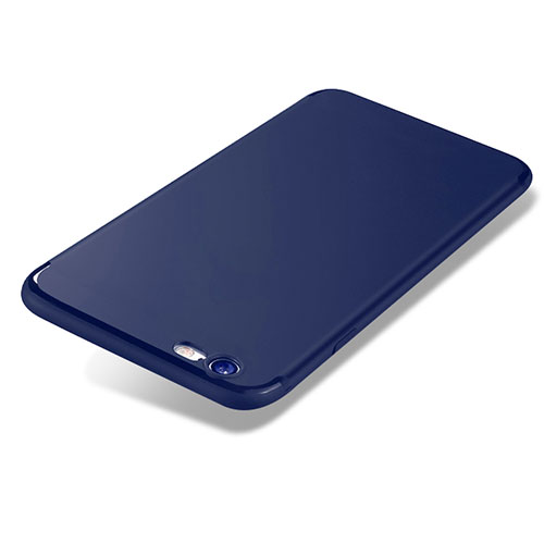 Ultra-thin Silicone Gel Soft Case U11 for Apple iPhone 6S Blue