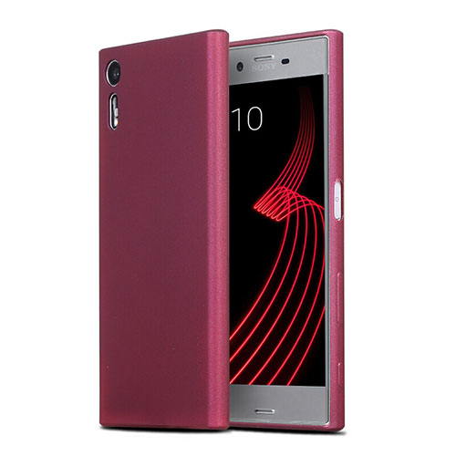 Ultra-thin Silicone Gel Soft Cover for Sony Xperia XZs Red