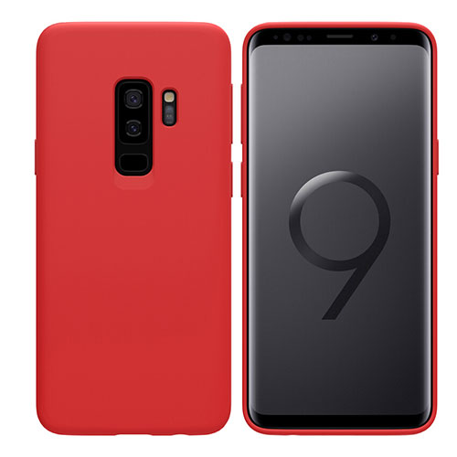 Ultra-thin Silicone Gel Soft Cover S03 for Samsung Galaxy S9 Plus Red
