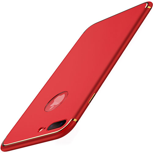 Ultra-thin Silicone TPU Soft Case D03 for Apple iPhone 7 Plus Red