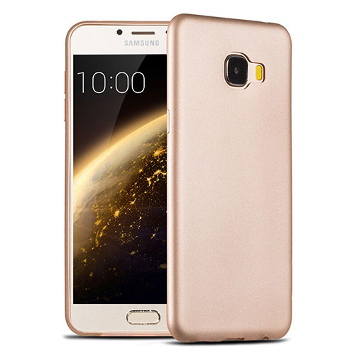 Ultra-thin Silicone TPU Soft Case for Samsung Galaxy C7 SM-C7000 Gold