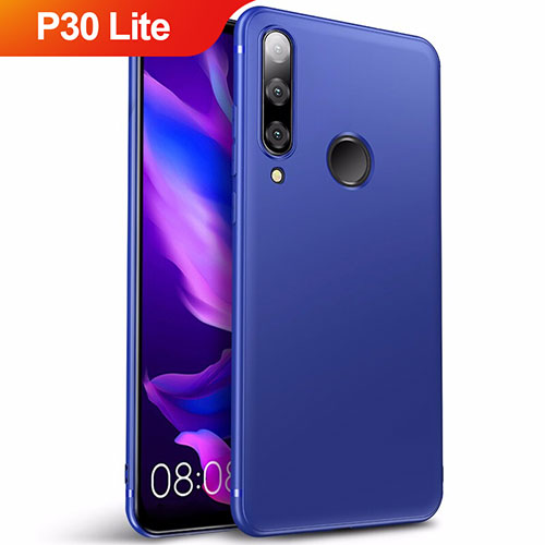 Ultra-thin Silicone TPU Soft Case S03 for Huawei P30 Lite XL Blue