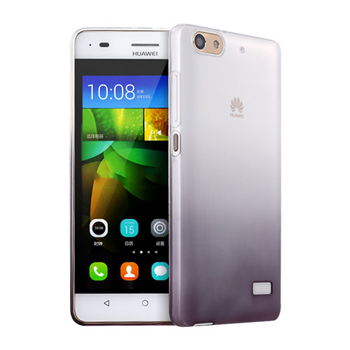 Ultra-thin Transparent Gel Gradient Soft Case for Huawei G Play Mini Gray