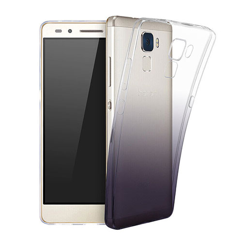 Ultra-thin Transparent Gel Gradient Soft Case for Huawei GT3 Black