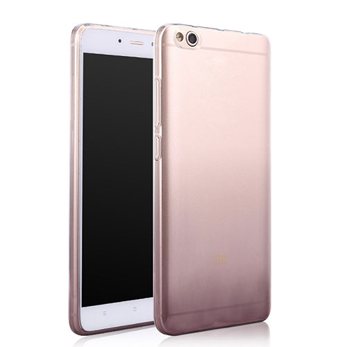 Ultra-thin Transparent Gel Gradient Soft Case for Xiaomi Mi 5C Gray