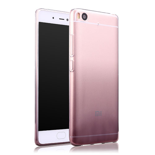 Ultra-thin Transparent Gel Gradient Soft Case for Xiaomi Mi 5S 4G Gray