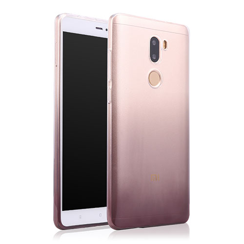 Ultra-thin Transparent Gel Gradient Soft Case for Xiaomi Mi 5S Plus Gray