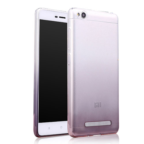 Ultra-thin Transparent Gel Gradient Soft Case for Xiaomi Redmi 4A Gray
