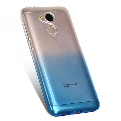 Ultra-thin Transparent Gel Gradient Soft Case G01 for Huawei Honor 6A Blue