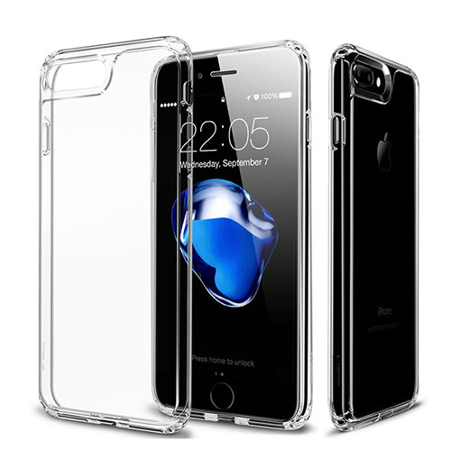 Ultra-thin Transparent Gel Soft Case for Apple iPhone 8 Plus Clear
