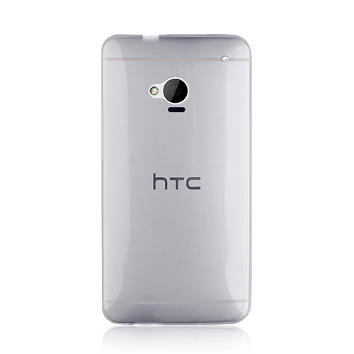 Ultra-thin Transparent Gel Soft Case for HTC One M7 Clear