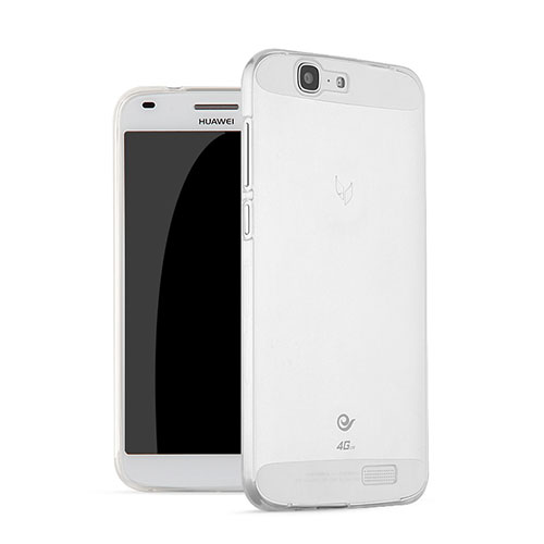 Ultra-thin Transparent Gel Soft Case for Huawei Ascend G7 White