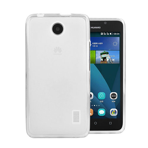 Ultra-thin Transparent Gel Soft Case for Huawei Ascend Y635 White