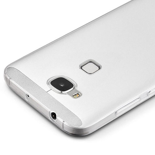 Ultra-thin Transparent Gel Soft Case for Huawei G7 Plus White