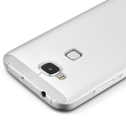 Ultra-thin Transparent Gel Soft Case for Huawei G8 White