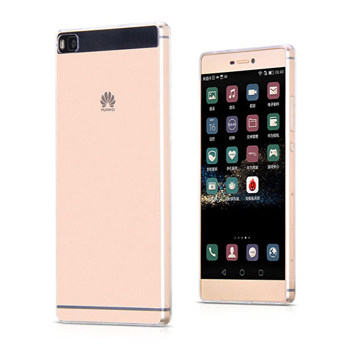 Ultra-thin Transparent Gel Soft Case for Huawei P8 Clear