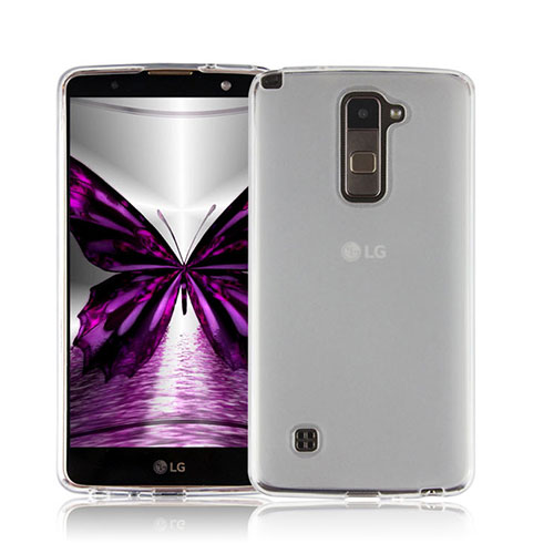 Ultra-thin Transparent Gel Soft Case for LG Stylus 2 Plus White