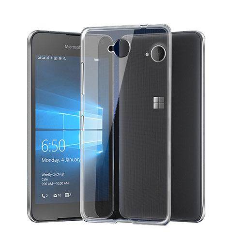 Ultra-thin Transparent Gel Soft Case for Microsoft Lumia 650 Clear