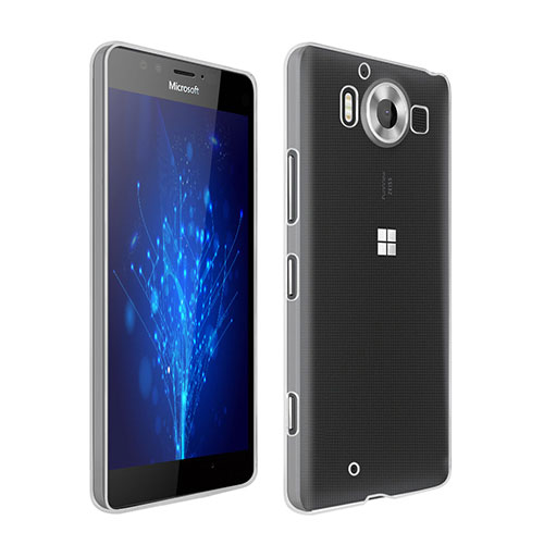 Ultra-thin Transparent Gel Soft Case for Microsoft Lumia 950 Clear