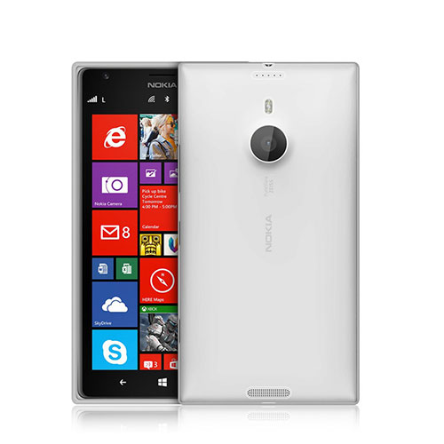 Ultra-thin Transparent Gel Soft Case for Nokia Lumia 1520 White