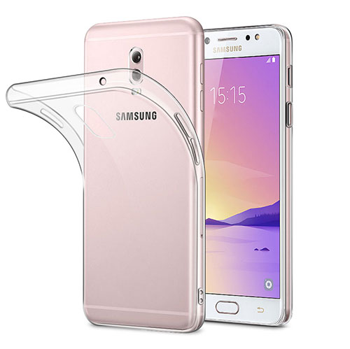 Ultra-thin Transparent Gel Soft Case for Samsung Galaxy C8 C710F Clear