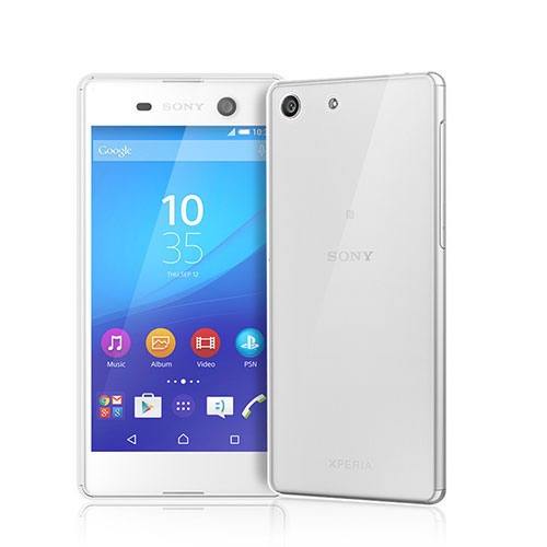 Ultra-thin Transparent Gel Soft Case for Sony Xperia M5 Clear