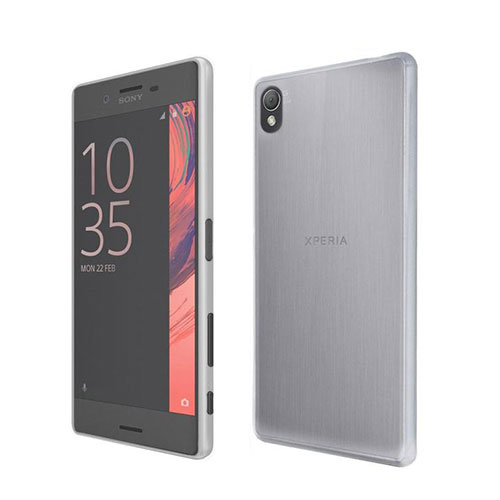 Ultra-thin Transparent Gel Soft Case for Sony Xperia X Performance Dual White