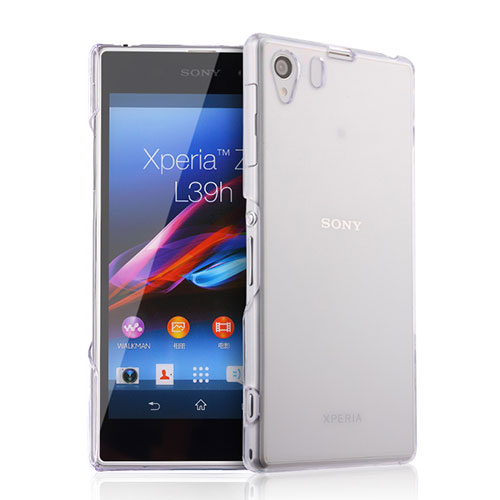 Ultra-thin Transparent Gel Soft Case for Sony Xperia Z1 L39h Clear
