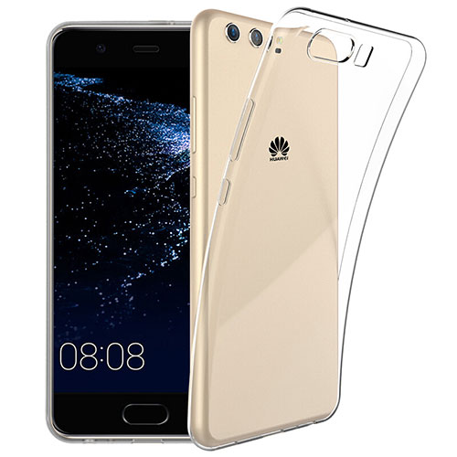 Ultra-thin Transparent Gel Soft Case T06 for Huawei P10 Clear