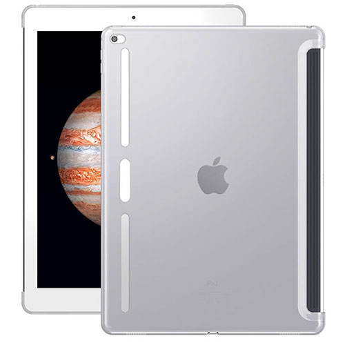 Ultra-thin Transparent Gel Soft Cover for Apple iPad Pro 12.9 White