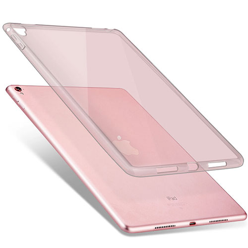 Ultra-thin Transparent Gel Soft Cover for Apple iPad Pro 9.7 Pink