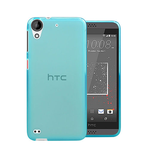 Ultra-thin Transparent Gel Soft Cover for HTC Desire 530 Blue