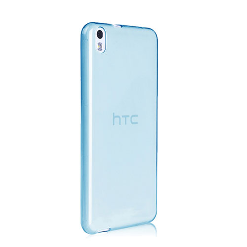 Ultra-thin Transparent Gel Soft Cover for HTC Desire 816 Blue