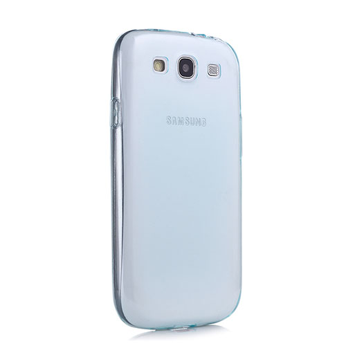 Ultra-thin Transparent Gel Soft Cover for Samsung Galaxy S3 III i9305 Neo Blue