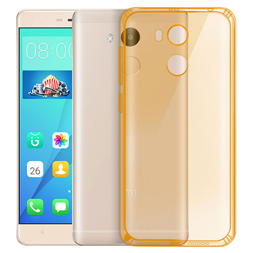 Ultra-thin Transparent Gel Soft Cover for Xiaomi Redmi 4 Prime High Edition Gold