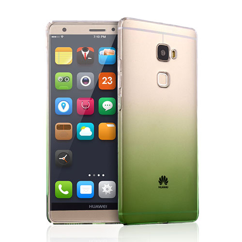 Ultra-thin Transparent Gradient Soft Cover for Huawei Mate S Green