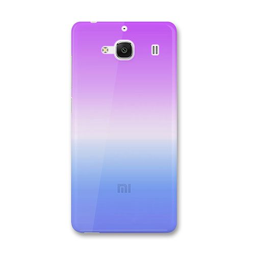 Ultra-thin Transparent Gradient Soft Cover for Xiaomi Redmi 2 Blue