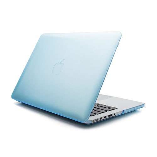 Ultra-thin Transparent Matte Finish Case for Apple MacBook Pro 13 inch Blue