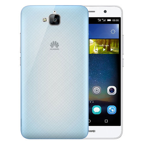 Ultra-thin Transparent Matte Finish Case for Huawei Enjoy 5 Blue