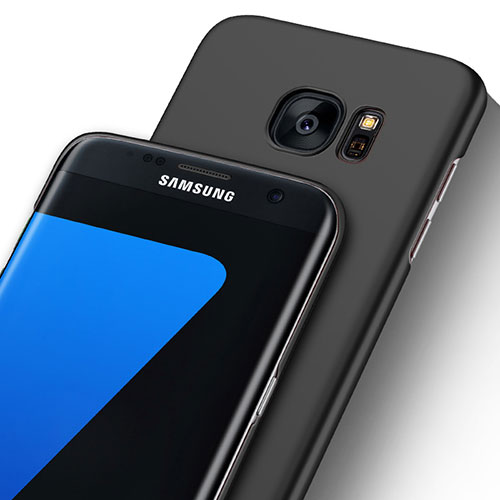 Ultra-thin Transparent Matte Finish Case for Samsung Galaxy S7 Edge G935F Black