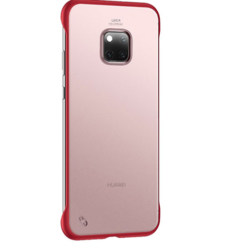 Ultra-thin Transparent Matte Finish Case H01 for Huawei Mate 20 Pro Red