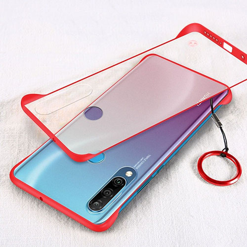 Ultra-thin Transparent Matte Finish Case H03 for Huawei P30 Lite Red